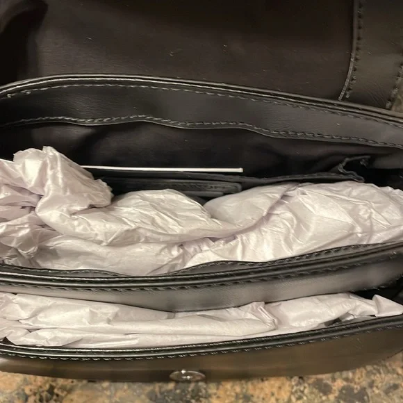 Rebecca Minkoff Black Aster Saddle Crossbody Retail 295.00 NWT - Picture 5 of 9